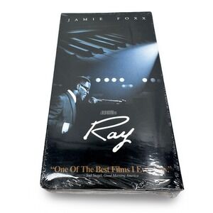 Ray VHS 2005 Jamie Foxx Ray Charles Movie New Factory Sealed Universal Pictures